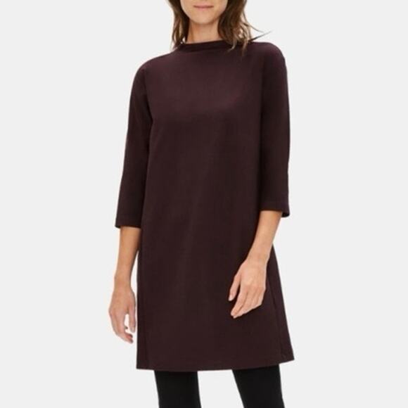 Eileen Fisher NWT Funnel Neck Dress - Picture 1 of 6